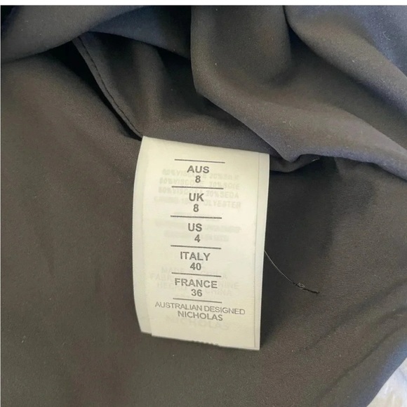 Nicolas black belted velour tulip mini skirt - Picture 6 of 9